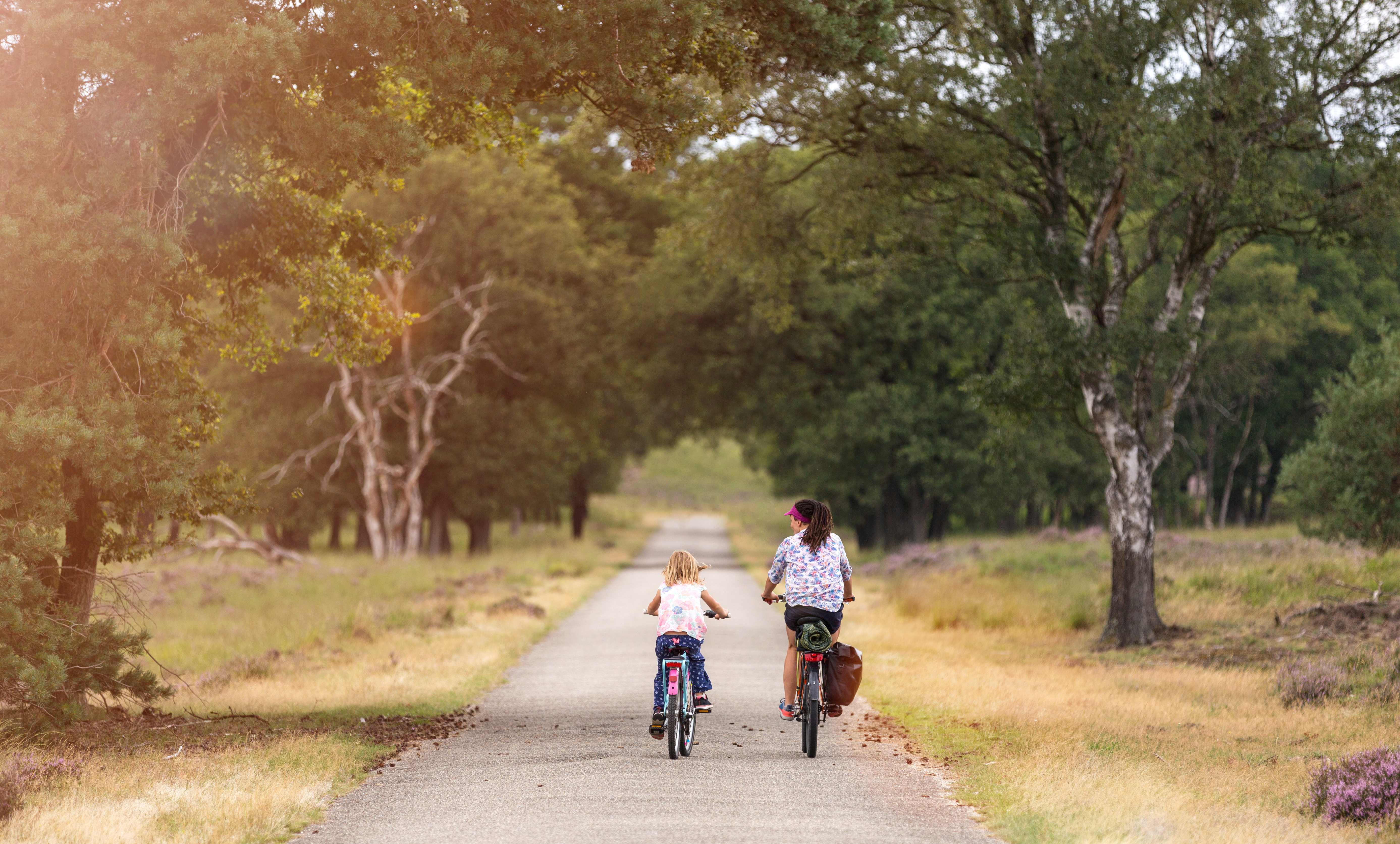 Fietsen in de natuur