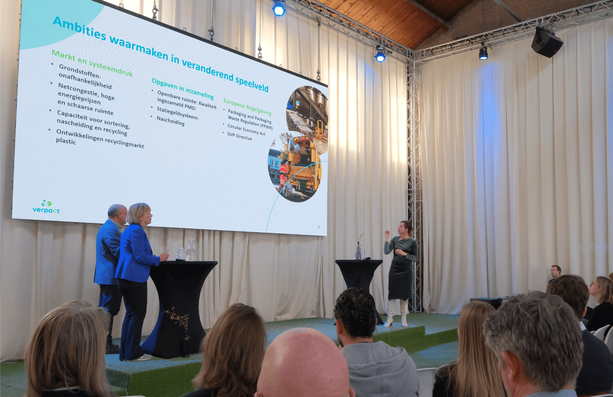 Hester presenteert op het Stimo seminar, 9 april 2026